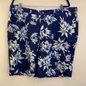 Castaway Nantucket Island Men’s 40 Blue&White shorts. 100% cotton. Like new.